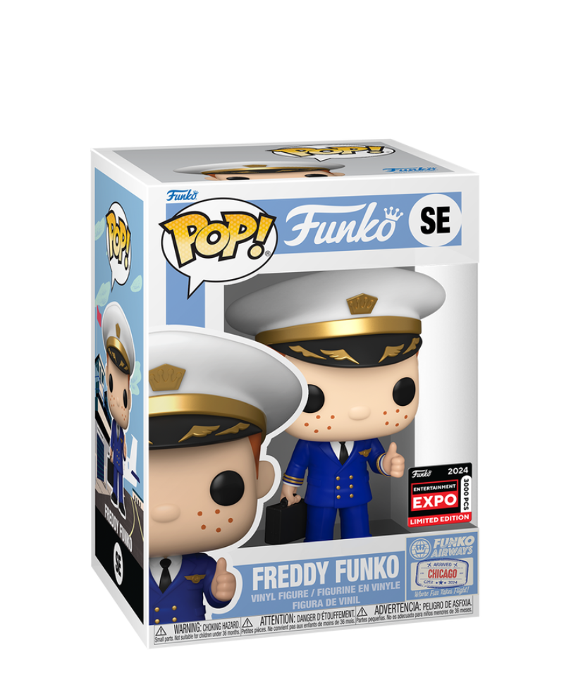 Funko Pop " Freddy Funko pilot (2024 C2E2 Shared Exclusive) "