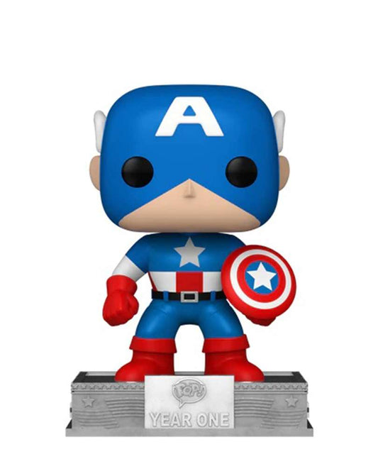Funko Pop Marvel  " Captain America Funko 25th Anniversary "