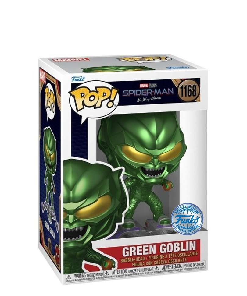 Funko Pop Marvel " Green Goblin with Pumpkin Bomb " DEMAGED BOX
