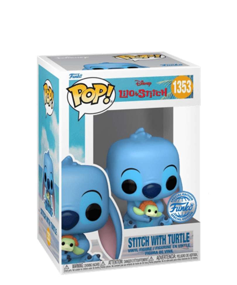 Funko Pop Disney  " Stitch with Turtle "