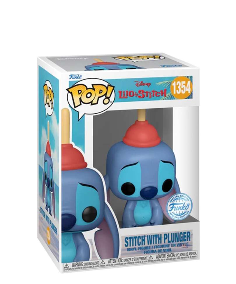Funko Pop Disney  " Stitch with Plunger "