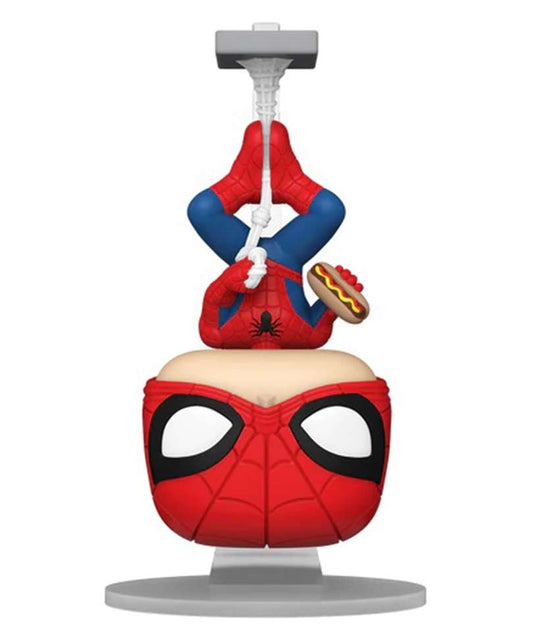Funko Pop Marvel " Spider-Man with Hot Dog " BoxLunch Exclusive