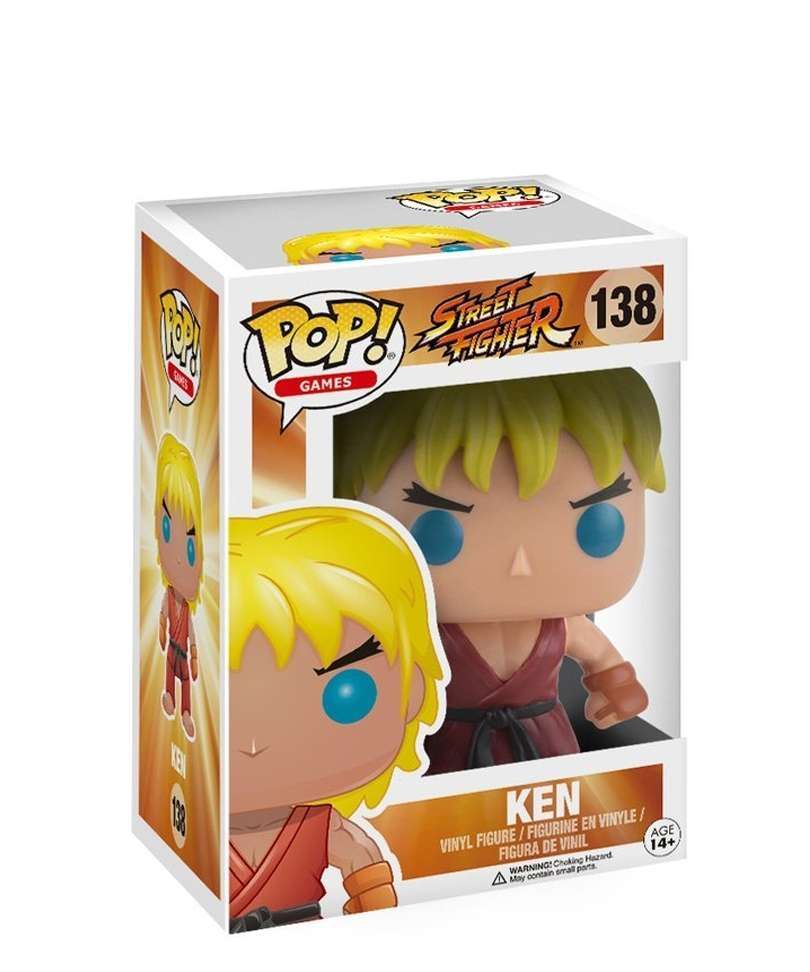 Funko Pop - Street Fighter " Ken (Damaged) "