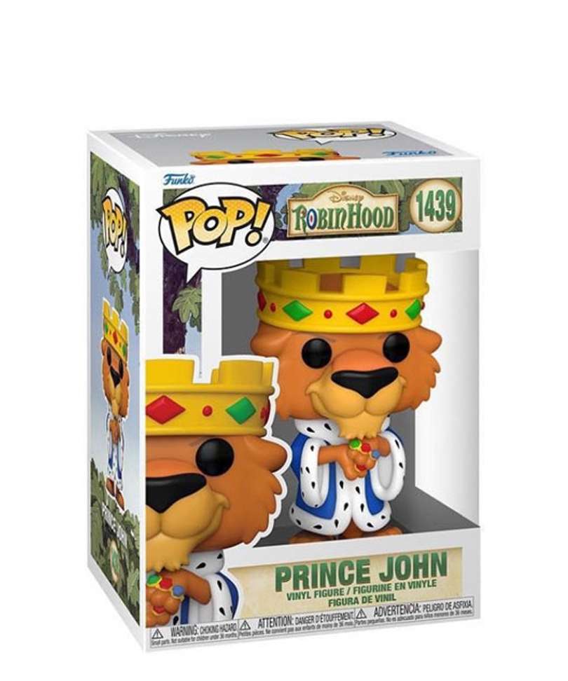 Funko Pop Disney - Robin Hood " Prince John " DAMAGED BOX