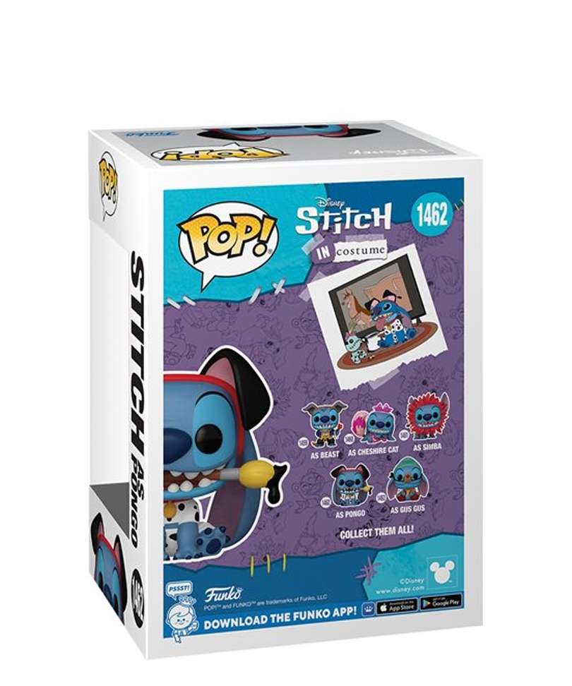 Funko Pop Disney - Stitch In Costume " Stitch as Pongo "