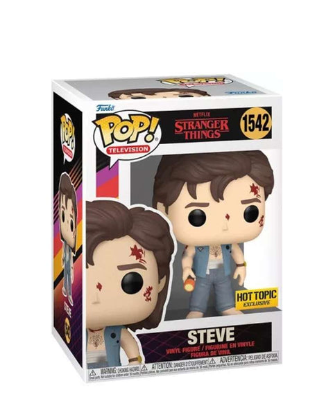 Funko Pop Film - Stranger Things " Steve (Battle) " Hot Topic