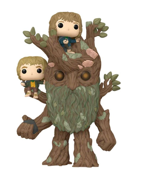 Funko Pop Film - Il Signore Degli Anelli " Treebeard with Merry & Pippin  " (6-Inch)