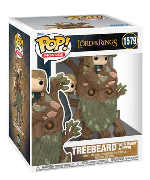 Funko Pop Film - Il Signore Degli Anelli " Treebeard with Merry & Pippin  " (6-Inch)