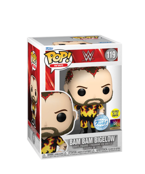 Funko Pop WWE  " Bam Bam Bigelow GITD "