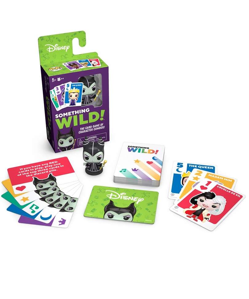 Gioco da tavolo Disney Villains " Card Game Something Wild! Lingua Italiano  "