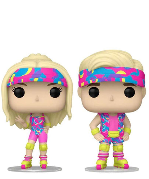 Funko Pop Film - Barbie " Skating Barbie &amp; Skating Ken (Blacklight) (2-Pack) "