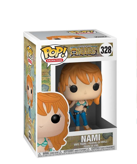 Funko Pop Comics One Piece " Nami" DEMAGED BOX