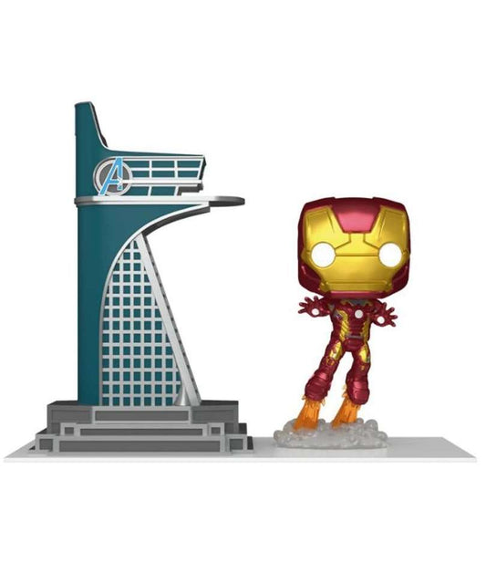 Funko Pop Marvel " Avengers Tower & Iron Man (Glow in the Dark) "