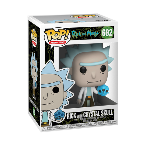 Funko Pop Anime - Rick and Morty " Rick with Crystal Skull "