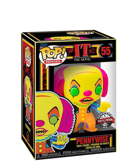 Funko Pop Film - IT " Pennywise Black Light " SE
