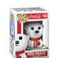 Funko Pop Fantasy " Coca Cola Polar Bear " DEMAGED BOX