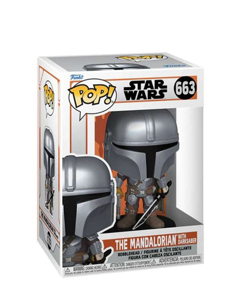 Funko Pop Star Wars "The Mandalorian with Darksaber"