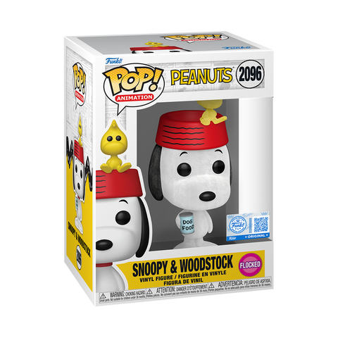 Funko Pop - Peanuts " Snoopy & Woodstock " Flocked SE
