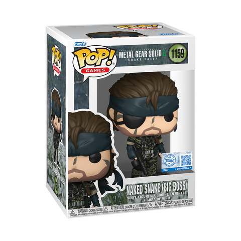 Funko Pop Games - Metal Gear Solid " Naked Snake (Big Boss) " SE