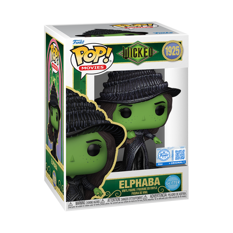 Funko Pop Film - Wicked " Elphaba with Grimmerie (Glitter) " Amazon Exclusive