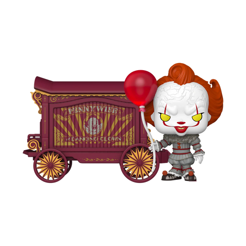 Funko Pop Town Film - IT: Welcome to Derry " Pennywise and Wagon "