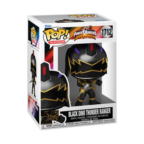 Funko Pop - Power Rangers " Black Dino Thunder Ranger "