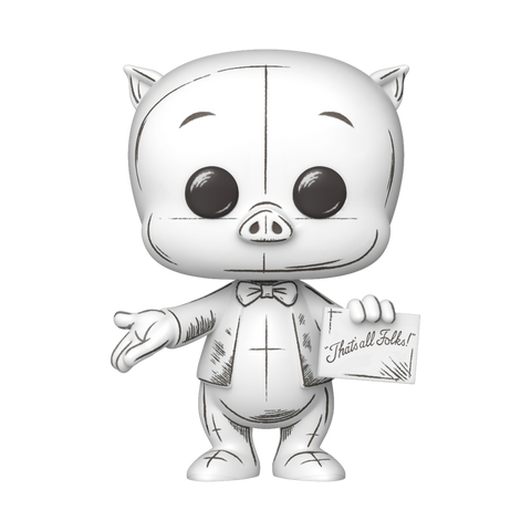 Funko Pop Looney Tunes - Sketched Deco " Porky Pig "