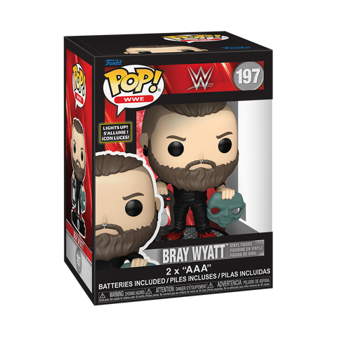 Funko Pop WWE " Light Up Bray Wyatt " (2 x AAA Incluse)