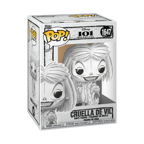 Funko Pop Disney - Sketch " Cruella de Vil "
