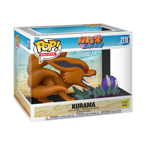 Funko Pop Deluxe Anime - Naruto " Kurama " GITD SE