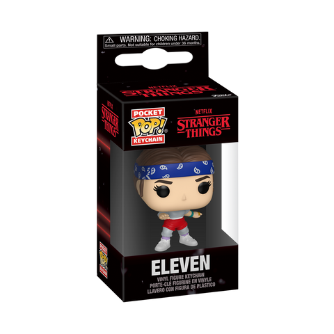 Funko Pop Keychain Stranger Things " Eleven with Bandana Keychain "
