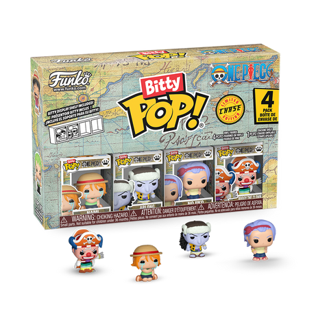 Funko Bitty Pop - One Piece " Nami (Crying) / Arlong / Nojiko / Mystery Bitty (4-Pack) "