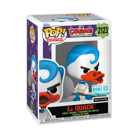 Funko Pop Animation - Courage the Cowardly Dog " Le Quack " Amazon Exclusive LE SUPREME