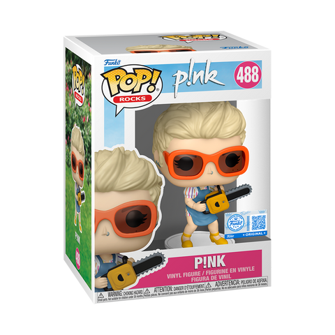 Funko Pop Music - Pink " Pink with Chainsaw (So What) " SE