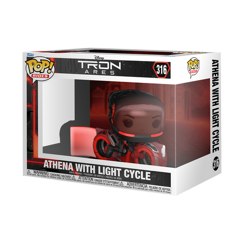 Funko Pop Film - Tron: Ares " Athena with Light Cycle "