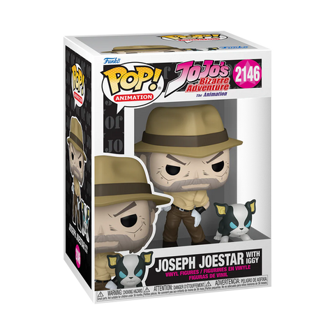 Funko Pop Anime - JoJo’s Bizarre Adventure " Joseph Joestar with Iggy "