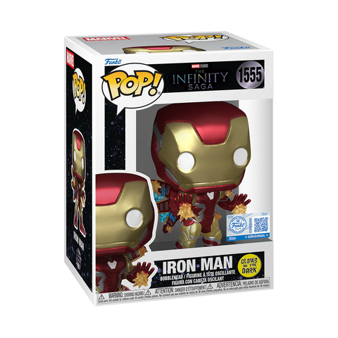 Funko Pop Marvel " Iron Man With Beams " SE GITD
