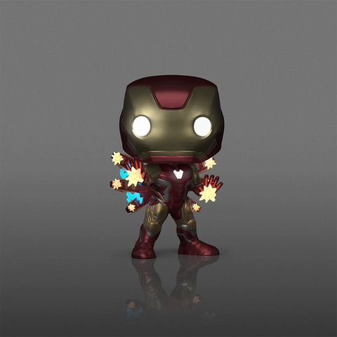 Funko Pop Marvel " Iron Man With Beams " SE GITD
