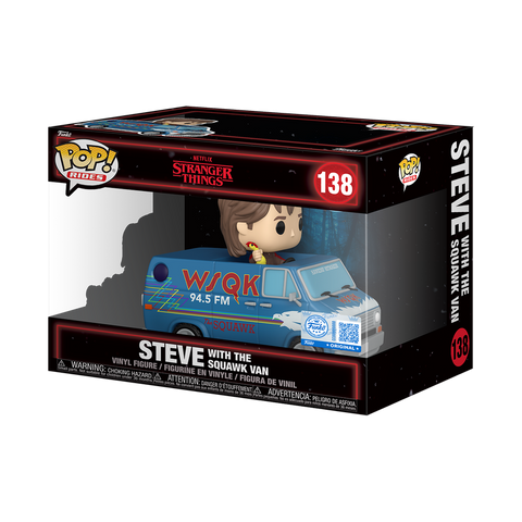 Funko Pop Rides Film - Stranger Things " Steve with Squawk Van " SE