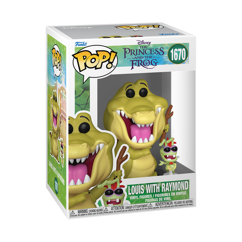 Funko Pop Disney - The Princess and the Frog " Louis with Raymond "