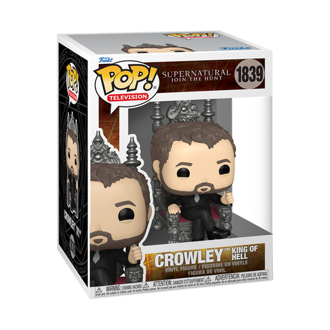Funko Pop Premium Serie - Supernatural " Crowley King of Hell "