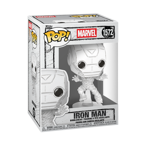 Funko Pop Marvel - Sketched Deco " Iron Man "