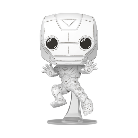 Funko Pop Marvel - Sketched Deco " Iron Man "
