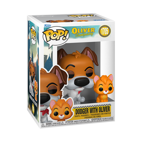 Funko Pop Disney - Oliver & Company " Dodger with Oliver "