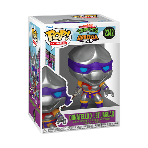Funko Pop Animation - TMNT x Godzilla " Donatello x Jet Jaguar "