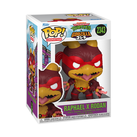 Funko Pop Animation - TMNT x Godzilla " Raphael x Rodan "