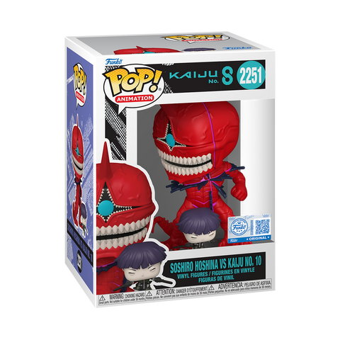 Funko Pop Anime - Kaiju No. 8 " Soshiro Hoshina vs. Kaiju No. 10 " SE