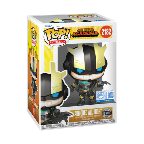 Funko Pop Plus Anime - My Hero Academia " Armored All Might " Metallic SE