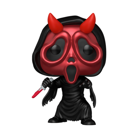 Funko Pop Horror - Scream " Ghost Face Devil Face " Metallic SE