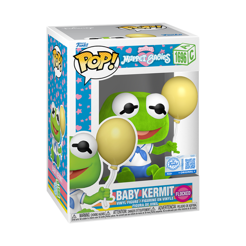 Funko Pop - The Muppets " Baby Kermit " (Flocked) SE